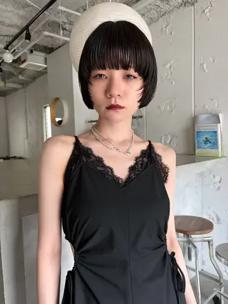 ショート カラー 村上雅人 ナチュラルモードのヘアスタイル