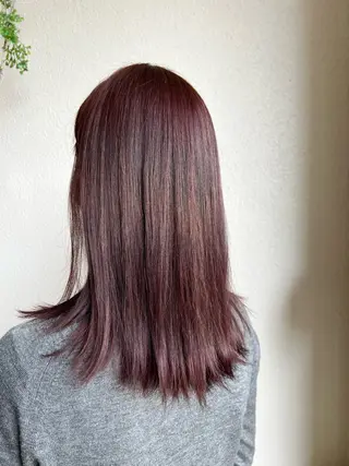 セミロング 髪質改善カラー白鷺駅 SHURIのヘアスタイル