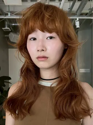 ロング カラー らん カラーモデル募集中のヘアスタイル