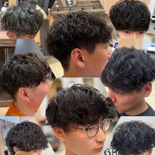 ミディアム パーマ メンズ 最終募集40%OFF 韓国風パーマ愛須🔥のヘアスタイル