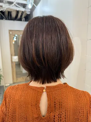 ショート カラー LoRE hair 四条河原町 西尾友里のヘアスタイル
