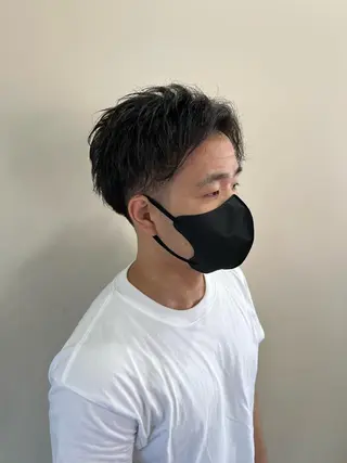 ショート メンズ 🫧艶ダブルカラー ブリーチ🫧トモヤのヘアスタイル