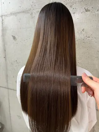ロング 髪質改善 永田零亜のヘアスタイル