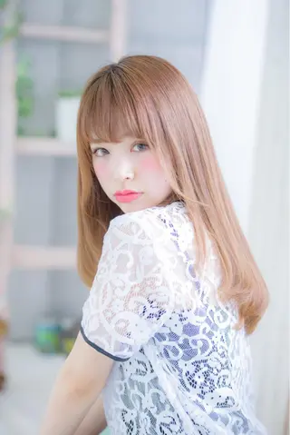 ロング カラー パーマ ヘアアレンジ ✨ハイクオリティ✨ 山本香也のヘアスタイル