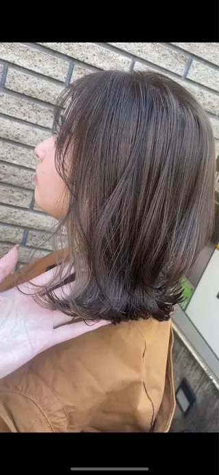 ミディアム カラー ご新規様限定 透明感カラーKANAのヘアスタイル