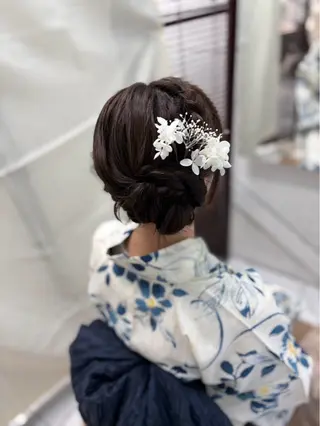 ヘアアレンジ 🎀ゆづき🫧 透明感/アレンジ💝のヘアスタイル