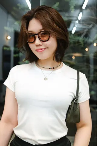 ショート 竹市 彩乃のヘアスタイル