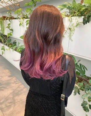 セミロング カラー 🌷小野田 睦🌷のヘアスタイル