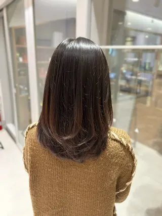ミディアム 透明感カラー🎀♡ リナのヘアスタイル
