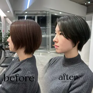 ショート あいこ/ハンサムショ ート無料/蔵前🌷のヘアスタイル
