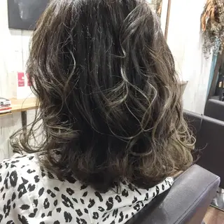 ミディアム 齊藤 篤士のヘアスタイル