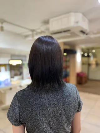 ミディアム 松浦 彩のヘアスタイル