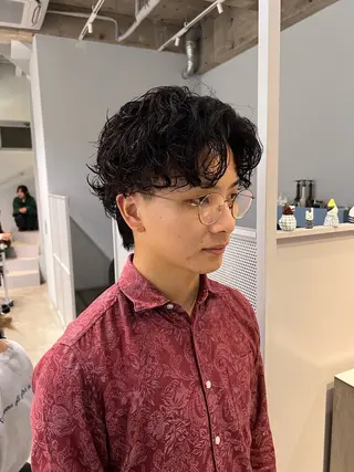 パーマ 伊藤 壮尭のヘアスタイル