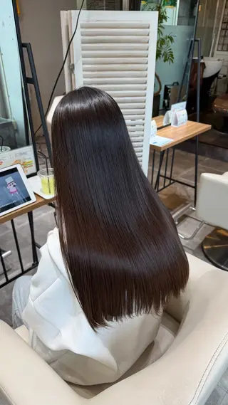 ロング パーマ Glimpseあやね 🎀大濠/髪質改善のヘアスタイル