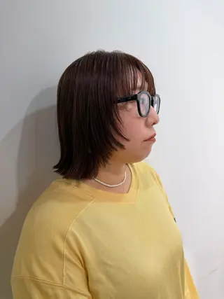 安谷 彩香のヘアスタイル