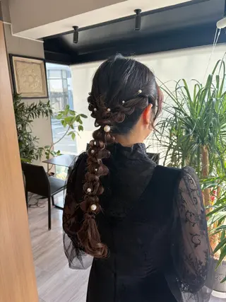 ヘアアレンジ arika マユのヘアスタイル