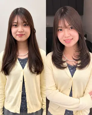 セミロング 峠 祐樹のヘアスタイル