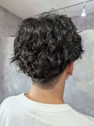 パーマ メンズ 佐藤 璃咲のヘアスタイル