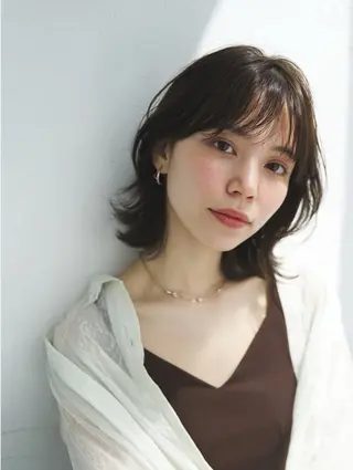 ミディアム TELAHAIR森川 憂一のヘアスタイル