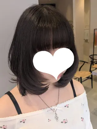 ミディアム 古屋 美春のヘアスタイル