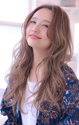 ロング 中田 敏明のヘアスタイル