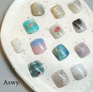 ネイル Aswy.新小岩 chiiのネイルデザイン