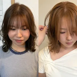 カラー ゆきな/暖色 /レイヤー/天神のヘアスタイル