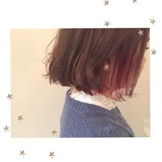 ショート ミディアム 市川 千夏のヘアスタイル