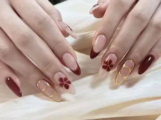 ネイル MoriseNail Jr研修💜はるかのネイルデザイン