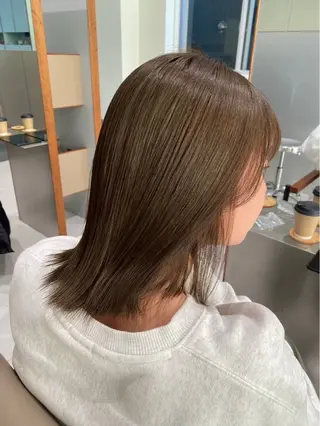 セミロング カラー 履歴回収❎ブリーチ/ レイヤーボブ🪄aiのヘアスタイル