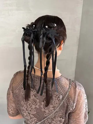 ロング ヘアアレンジ いとう まいこのヘアスタイル