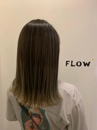 セミロング カラー Shouei  のヘアスタイル