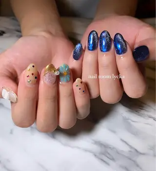 ネイル ネイルルームリッカ 𝐦𝐚𝐲𝐮のネイルデザイン