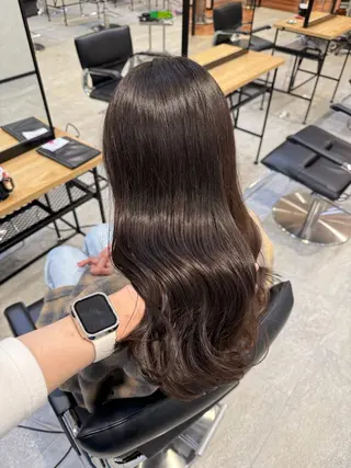 ロング カラー ヘアアレンジ 暖色/暗髪/ 🎀UMI🎀のヘアスタイル