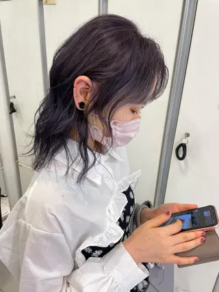 ミディアム 田谷 夏生のヘアスタイル