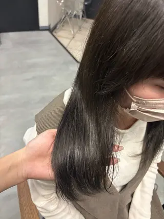 ロング ｶﾉ /暖色カラー/ バタフライレイヤーのヘアスタイル