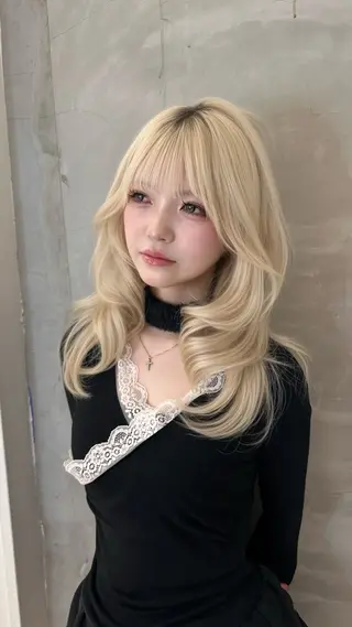 ロング カラー 上品モテヘア🩶 karen🩶のヘアスタイル
