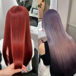 ロング 髪質改善×縮毛矯正 taichi/梅田のヘアスタイル