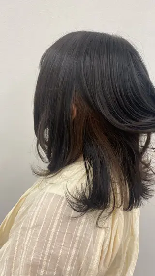 ミディアム カラー 🫧髪質改善/斎藤 奈々/岡山美容師🫧のヘアスタイル
