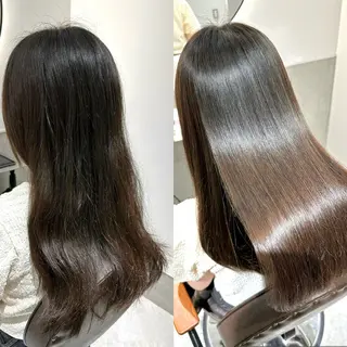 ロング 髪質改善 縮毛矯正/ レイヤー/銀座/本木のヘアスタイル