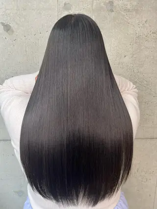 ロング 髪質改善 永田零亜のヘアスタイル