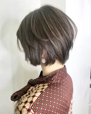 ショート カラー メンズ縮毛矯正 細谷碧海のヘアスタイル
