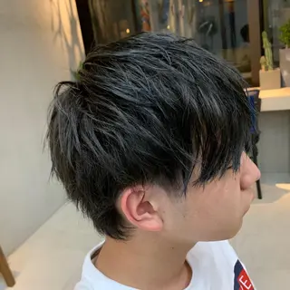 ショート カラー パーマ メンズ 似合わせショート×透 明感/やじまたかしのヘアスタイル
