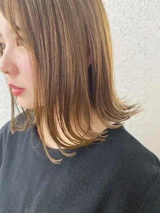 ミディアム カラー ヘアアレンジ ✨ハイクオリティ✨ 山本香也のヘアスタイル