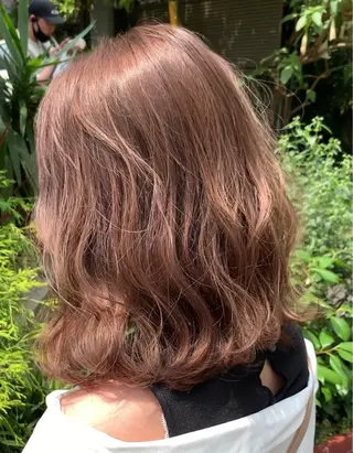 ミディアム カラー 💛カラー大人気💛 c i a t eのヘアスタイル