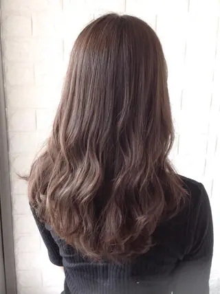 ロング カラー 髪質改善縮毛矯正 美容師✂️山崎竜二のヘアスタイル