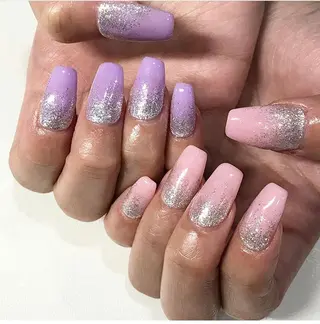 ネイル 渋谷／チップ長さ出し 👑アプレgel-xのネイルデザイン