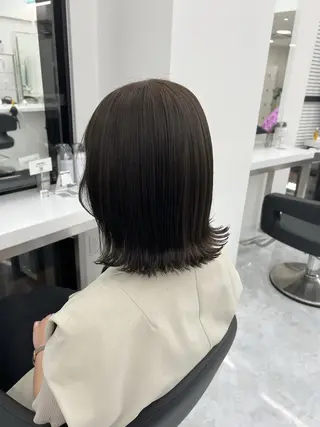 ミディアム 【技術モデル募集】 THREE横浜のヘアスタイル