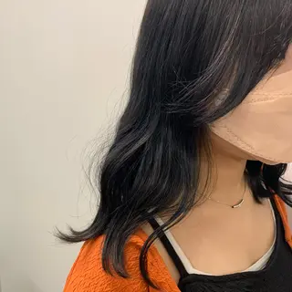 ミディアム 田中 樹奈のヘアスタイル