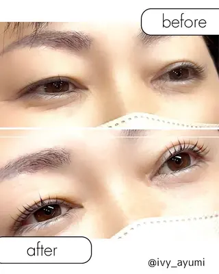 マツエク・マツパ ivy 中村歩実のマツエク・マツパデザイン